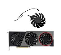 FULIMEI Refroidisseur SUPER GPU Rtx4070, 85MM, CF-12910S CF-12915S, Compatible avec Inno3d RTX 4070Ti 4070 4060Ti X3 OC, ventilateur de refroidissement carte graphique(C-Fan)