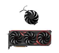 FULIMEI Ventilateur T129215BU RX7700XT 7800XT, Compatible avec PowerColor Radeon RX 7700 7800 XT, 12 go, remplacement de carte graphique Red Devil OC(C-Fan)