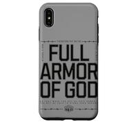 Full Armor of God Cool Christian Streetwear Verse de la Bible pour homme Coque pour iPhone XS Max