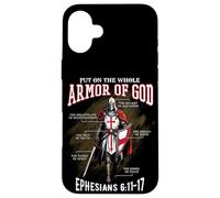 Full Armor of God Men Women Kids Christian Bible Verse Cadeau Coque pour iPhone 16 Plus