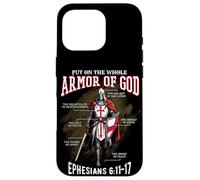 Full Armor of God Men Women Kids Christian Bible Verse Cadeau Coque pour iPhone 16 Pro