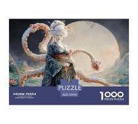Full Body Concept Art of The Japanese Goddess 1000 Pcs Carton Premium Coffret De Puzzles Kitten Stimulant Et Éducatif Jeu Créatif Puzzles pour Adultes Et Enfants 70x50cm/1000pcs
