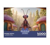 Full-Body Depiction of A Robot Ant 1000 Piece Découpe Précise Puzzle Mechanical Ant Amusant Jigsaw Jouet Éducatif pour Amis 38x26cm/1000pcs