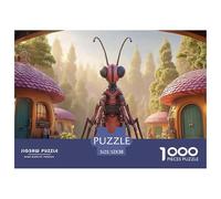Full-Body Depiction of A Robot Ant 1000 Piece Découpe Précise Puzzle Mechanical Ant Amusant Jigsaw Jouet Éducatif pour Amis 52x38cm/1000pcs