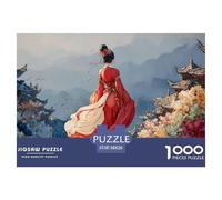 Full-Body Shot of A Beautiful Woman 1000 Pcs Carton Extra-épais Lot de Puzzles Kitten Stimulant Et Éducatif Jeu Créatif Puzzles pour Adultes Et Enfants 38x26cm/1000pcs
