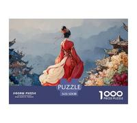 Full-Body Shot of A Beautiful Woman 1000 Pièces Carton Premium Coffret De Puzzles Kitten Anti-Stress Défi Unique Puzzles As Birthday Gifts 52x38cm/1000pcs