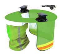 Full Brim Hard Hat, Ventilated Sun Shield with Comfortable Fit, Solar Hard Hat Fan with Shade for Maximum Cooling, Protective Headgear for Construction Roofing Landscaping and Outdoor Work Projects