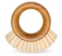 Full Circle - The Ring - Brosse à Légumes & Fruits - Nettoyage Doux et Efficace des Fruits et Légumes - Poils Recyclés & Fibres Végétales - Manche Ergonomique - sans BPA