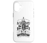 Full Contact Fighting Muay Thai Strength and Endurance Coque pour iPhone 16 Plus