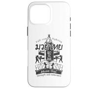 Full Contact Fighting Muay Thai Strength and Endurance Coque pour iPhone 16 Pro Max