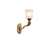 Full Copper Living Room Wall Lamp Stylish and Simple Corridor Aisle Wall Light Multi-Function Single Head Double Head Bracket Light Classic Fashion Home M