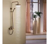 Full Copper Shower Set Faucet Antique Hot and Cold Shower Set Fixed Showerheads Bathtub Shower Systems