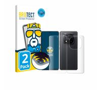 brotect Protection Intégrale 3D Incurvé pour Xiaomi Redmi Note 14 Pro Plus 5G (Avant+Arrière) 2 Pièces - Couverture Complète, Protection Écran