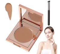 Full Coverage CC Undereye Corrector - 2025 New Colored Clay Undereye Corrector, CC Under eye Moisturizing Foundation, Under Eye Color Corrector for Dark Circles (Medium-Tan Peach)