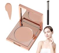 Full Coverage CC Undereye Corrector - 2025 New Colored Clay Undereye Corrector, CC Under eye Moisturizing Foundation, Under Eye Color Corrector for Dark Circles (Light-Medium Peach)