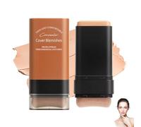 Full Coverage Foundation Stick,Bâton de Fond de Teint avec Pinceau,Stick de Maquillage Multi-Usage,Correcteur de Teint Hydratant,Beauty Foundation,Longwear Concealer,Fond Teint Couvrant,Naturel
