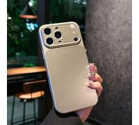 Full-Coverage Frosted Anti-Drop Case for iPhone 17 Pro Max, Electroplated Ultra-Thin Matte Phone Case with Lens Protector for iPhone 17 16 15 14 ProMax (Gray,17AIR)