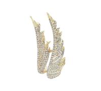 Full Crystals Wing Brooch Vintage Designs Zines Alloy Jewelry For Women Party Wedding Daily Accessories Alloy Brooch