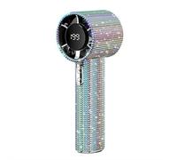 Full Diamond Ventilateur turbo portable avec strass et strass pour voyage/extérieur