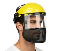 Full Face Shield | Clear Work Protection Visor for Grinding & Gardening