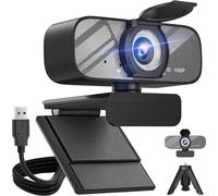 Full Hd 1080P Video Webcam And Wide-Angle Camera With Built-In Microphone And Swivel Tripod For Laptop Or Computer Pc, Ideal For Live Streaming Calls.