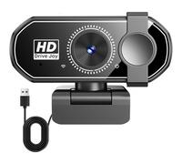 Full Hd 1080P Webcam With Microphone, Noise Cancellation, Privacy Cover, 120° Wide Angle Lens, Usb Web Cam Plug & Play For Laptop, Linux, Win10, Mac, Youtube