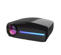 Full HD LED Projector with 4D Digital Keystone 6800 Lumens Home Theater Portable Projector LED Projector (Color : C2B add OS 64GB C Size : 320 * 240 * 130mm)