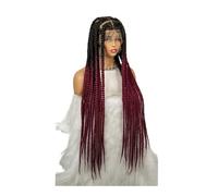 Full Lace Jumbo Braided Wigs for Black Women Knotless Box Braid Wig with Baby Hair 36" Glueless Daily Use(OT530)
