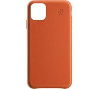Coque pour iPhone 11 Premium en Cuir Orange