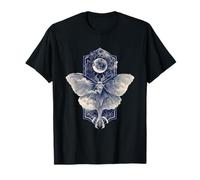 Full Moon Art Dark Academia Vintage Luna Moth T-Shirt