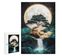 Full Moon Zen Garden -1 Puzzle 1000 Pièces Educa Jouet en Bois Cadeau Unique Décoration Intérieure Jeu Éducatif Challenge Toy Adultes Et Enfants À Partir De 14 Ans 1000 PCS