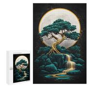 Full Moon Zen Garden -2 Puzzle 1000 Pièces Educa Jouet en Bois Cadeau Unique Décoration Intérieure Jeu Éducatif Challenge Toy Adultes Et Enfants À Partir De 14 Ans 1000 PCS