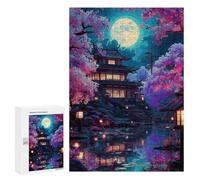 Full Moon Zen Garden -4 Puzzle 1000 Pièces Educa Jouet en Bois Cadeau Unique Décoration Intérieure Jeu Éducatif Challenge Toy Adultes Et Enfants À Partir De 14 Ans 300 PCS