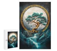 Full Moon Zen Garden Puzzle 1000 Pièces Educa Jouet en Bois Cadeau Unique Décoration Intérieure Jeu Éducatif Challenge Toy Adultes Et Enfants À Partir De 14 Ans 1000 PCS