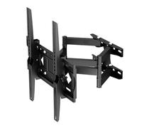 Full Motion Display Wall Mount Bracket for 26 70 inch Panels Offering 15° Tilt 45° Turn and Compact Space Saving Design Compatible Parenthesis