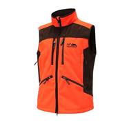 Full mundur Eagle Gilet de Chasse Polaire Orange Blaze Coupe-Vent | Orange haute visibilité coupe-vent imperméable polaire gilet de chasse