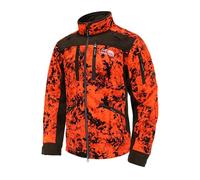 Full mundur Eagle Veste de Chasse Polaire Orange Blaze Coupe-Vent | Orange haute visibilité coupe-vent imperméable polaire veste de chasse