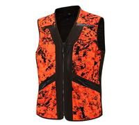 Full mundur Gilet de chasse léger de sécurité pour adultes unisexe, couleur camouflage orange Blaze