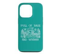 Full of Rage and Whimsy Boho Cottagecore Mushroom Whimsical Coque pour iPhone 13 Pro