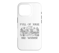 Full of Rage and Whimsy Boho Cottagecore Mushroom Whimsical Coque pour iPhone 16 Pro
