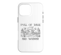 Full of Rage and Whimsy Boho Cottagecore Mushroom Whimsical Coque pour iPhone 16 Pro Max