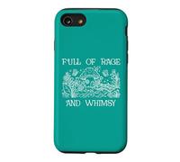 Full of Rage and Whimsy Boho Cottagecore Mushroom Whimsical Coque pour iPhone SE (2020) / 7/8