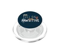 Full on Pawsitive! Jeu de Mots sur Les Chats rétro PopSockets PopGrip pour MagSafe