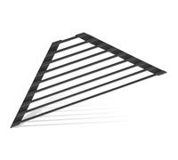 Full Silicone-Coated Triangle Roll-Up Dish Drying Rack with Steel Core Multipurpose over-the-Sink Kitchen Drainer