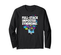Full-Stack Imposter Syndrome Funny Developer Coding Manche Longue