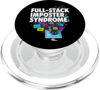 Full-Stack Imposter Syndrome Funny Developer Coding PopSockets PopGrip pour MagSafe