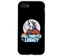 Full Throttle Lunacy Howling Biker Wolf Graphic Coque pour iPhone SE (2020) / 7/8