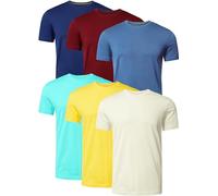 FULL TIME SPORTS Tee Shirt à Manches Courtes Homme 6 Lot FTS-634-FTS-634-SUMMER-1-XL