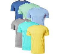 FULL TIME SPORTS Tee Shirt à Manches Courtes Homme 6 Lot FTS-634-FTS-634-SUMMER-2-XXL