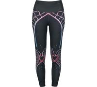 Full Volume by EMP Femme Leggings Noirs à Grand Motif